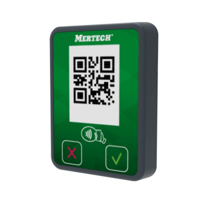 Терминал оплаты СБП Mertech Mini с NFC (Серый/зеленый, арт. 2132)