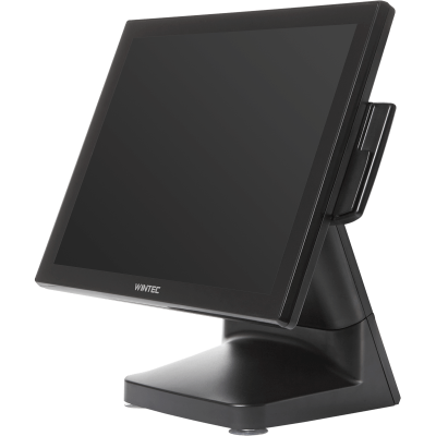 Сенсорный терминал Wintec Anypos80 15" (Intel Celeron J1900, DDR3 4 Гб, SSD mSATA 128 Гб, Черный, Ридер, Второй монитор 7", Без ОС, арт. 8056A-034P-B101)