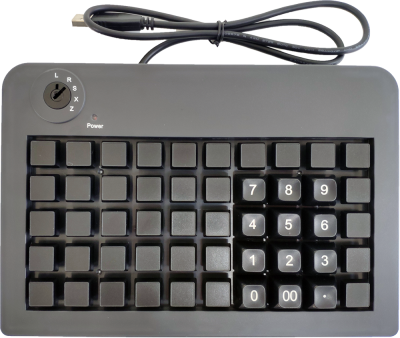 Программируемая клавиатура АТОЛ KB-50-U (rev.2) (USB, Черный, арт. 42626)