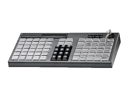 Программируемая клавиатура АТОЛ KB-76-KU (USB/PS/2, MSR, Черный, арт. 42291)
