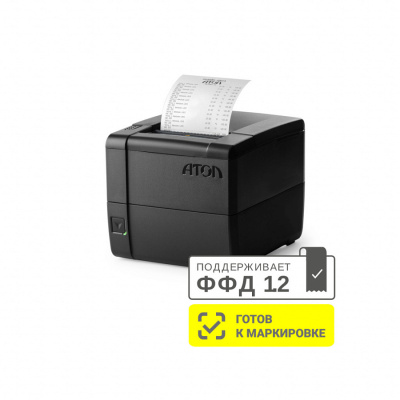 Фискальный регистратор АТОЛ 25Ф (USB/Ethernet/RJ12/RS232, Черный, арт. 50303)