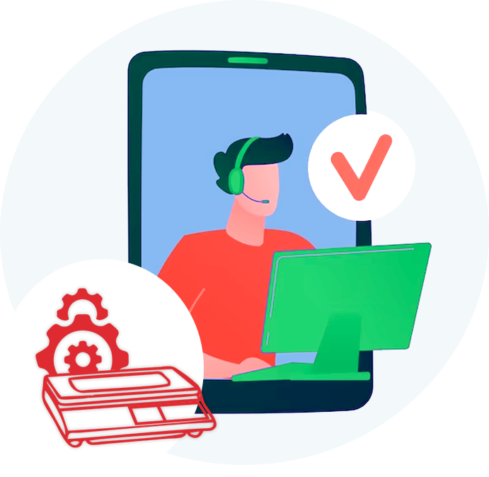 Настройка весов с печатью этикеток