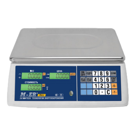 Весы торговые M-ER 223 AC Mary (LCD 15.2, арт. 3621)