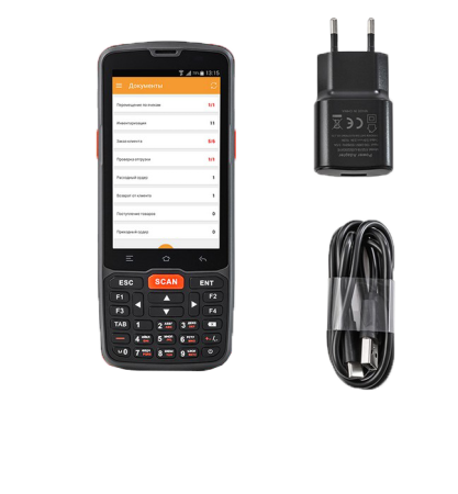 Терминал сбора данных АТОЛ Smart.Slim (базовый, 4", Android 7, MTK MT6580, 1Gb/8Gb, 2D, Wi-Fi, BT, БП, 4000 mАh, арт. 52531)