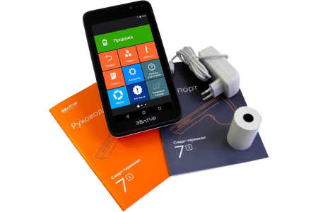 Онлайн-касса ЭВОТОР 7.3 (Cмарт терминал, Белый, арт. ST730-5030)