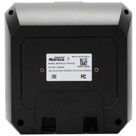Стационарный сканер 2D штрихкода MERTECH 7700 P2D (USB, Черный, арт. 4133)