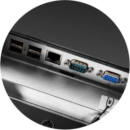 Сенсорный терминал Wintec Anypos80 15" (Intel Celeron J1900, DDR3 4 Гб, SSD mSATA 128 Гб, Черный, Ридер, Второй монитор 7", Без ОС, арт. 8056A-034P-B101)