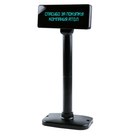 Дисплей покупателя АТОЛ PD-2800 (USB, черный, зеленый светофильтр)